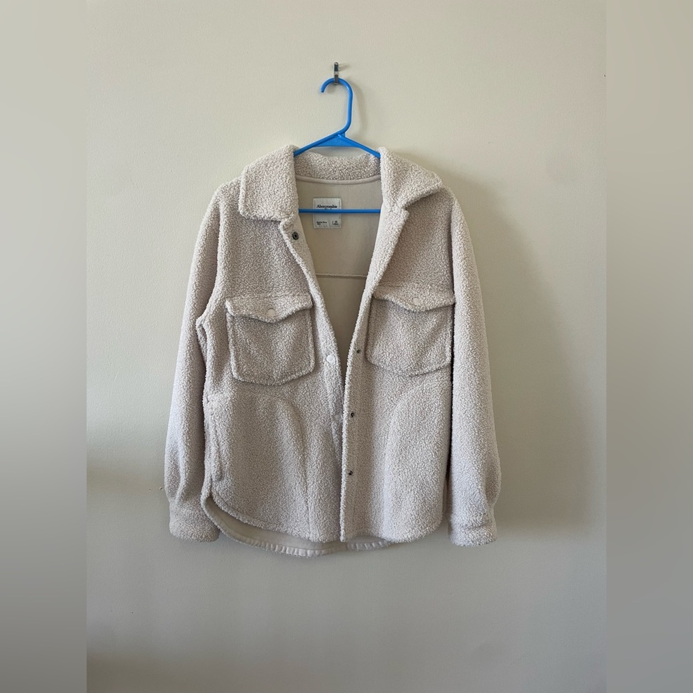 Abercombie & Fitch Sherpa Shirt Jacket